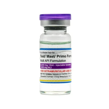 Test-Mast-Primo Formula 100mg Labs 10 Ml Vial 400 Mg / Ml