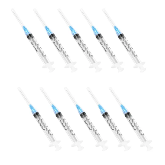 10x Syringes 3ml- 1.5in
